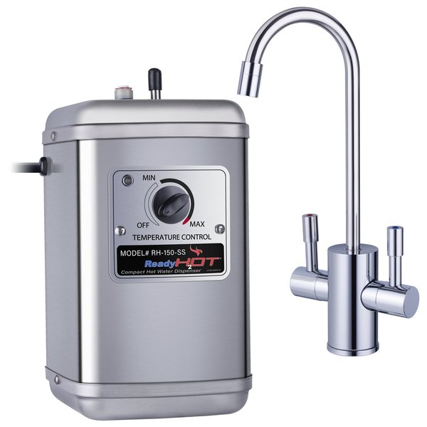 Ready Hot Compact Hot and Cold Water Dispenser with Chrome Faucet 41-RH-150-F560-CH